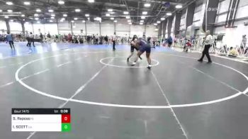 220 lbs Consi Of 16 #2 - Shane Raposo, RI vs ISIAH SCOTT, GA