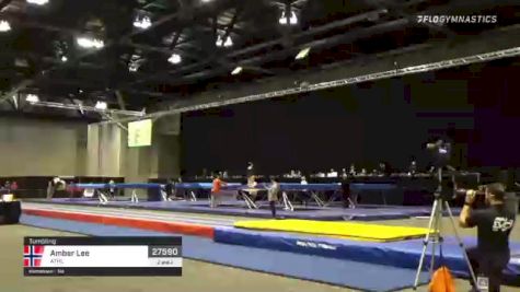 Amber Lee - Tumbling, ATHL - 2021 USA Gymnastics Championships