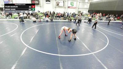 16U Boys - 100 lbs Cons. Round 2 - Derek Wade, Arizona vs Tyler Quarles, Elite Athletic Club