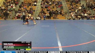 80 lbs Quarterfinal - Reed Reams, Immortal Athletics WC vs Simon Scheel, Kasson-Mantorville