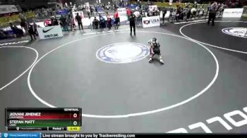 93 lbs Semifinal - Jiovani Jimenez, California vs Stefan Matt, LAWC