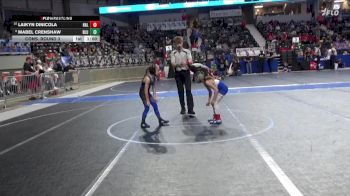 60 lbs Cons. Round 3 - Laikyn Dinicola, Halstead vs Mabel Crenshaw, Bluestem