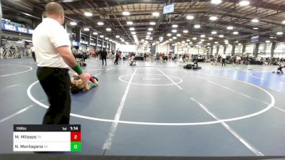 119 lbs Round Of 64 - Mason Milsaps, TX vs Nicholas Montagano, NY