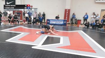 145 lbs 2nd Place Match - Alexis Means, Friends University vs Corin Lowe, Oklahoma City University