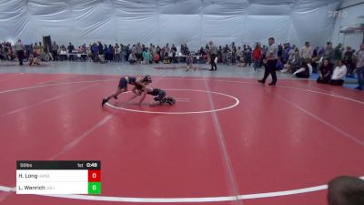 50 lbs Final - Hayden Long, Hanover vs Luke Wenrich, Julian