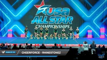 CheerForce - Rhinestonez [2019 - Senior PREP 1.1 Day 1] 2019 USA All Star Championships