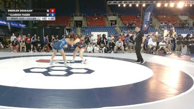 170 lbs Champ. Rd Of 32 - Enerlen Davaajav, Virginia vs Clarion Fager, Utah