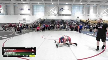 113 lbs Champ. Round 1 - John DeNisio, Journeymen Wrestling Club vs Kash Printup, Club Not Listed