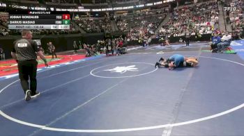 138-3A Quarterfinal - Josiah Gonzales, Fort Lupton vs Darius Masias, Fort Morgan