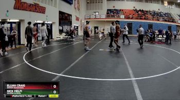 144 lbs Champ. Round 1 - Elijah Craig, Bishop McNamara vs Nick Melfi, Severn School