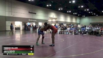 220 lbs Round 2 (16 Team) - Terrion Hillard, Bandits vs Aidyn Wolfe, Black And Blue