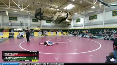 60 lbs Cons. Round 4 - Brody Baxter, Eastside United vs Thomas Pfannenstein, Rapid City - Westside