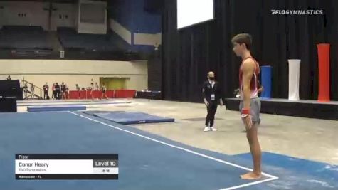 Conor Heary - Floor, EVO Gymnastics - 2021 USA Gymnastics Development Program National Championships