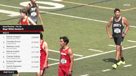 High School Girls' 800m, Prelims 1