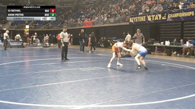 95 lbs Consy Pigtails - CJ Bethel, Whitehall vs John Pettis, Northwestern