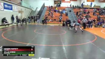 150 lbs Cons. Round 5 - Ashden Maffett, Ashland vs Dylan Amens, Northmor