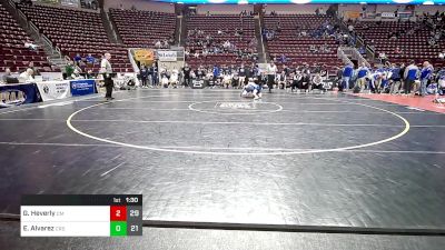 107 lbs Qtr-finals - Gavin Heverly, Central Mountain vs Eddie Alvarez, Council Rock South