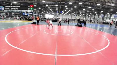 126 lbs Consi Of 8 #1 - Isabella Sermana, CA vs Alyssa Ornelas, CO