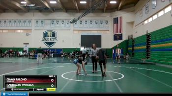 100 lbs Quarterfinal - Randazzo Vanessa, Hillsboro vs Chaya Palomo, Sprague