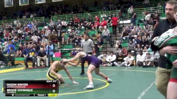 144 lbs Champ. Round 3 - Brodie Dominique, ARCHBOLD vs Mason Winter, Jackson (Massillon)