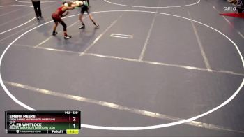 130 lbs Quarterfinal - Embry Meeks, Coon Rapids Mat Bandits Wrestling Club vs Caleb Whitlock, Rogers Area Youth Wrestling Club