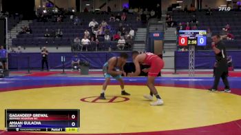 74 kg Cons. Semi - Gagandeep Grewal, Burnaby Mountain WC vs Amaan Gulacha, Brock WC