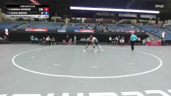 207 lbs 3rd Place Match - 5 Hannah Jackson, Ottawa vs 1 Olivia Brown, Grand View