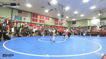 138 lbs Consi Of 8 #1 - Brody Johnson, Kiefer High School vs Collin McBride, Muskogee