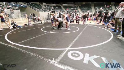 55 lbs Rr Rnd 3 - Drew Price, Team Tulsa RED vs Kanon Zappone, Oklahoma Strong- White 9U