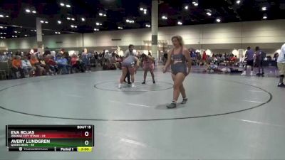 190 lbs Round 4 (8 Team) - Eva Rojas, Orange City Titans vs Avery Lundgren, Queen Bees