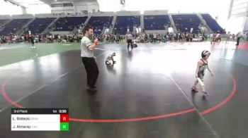 50 lbs 3rd Place - Liam Bialecki, Granite WC vs Jair Almaraz, Trailblazer WC