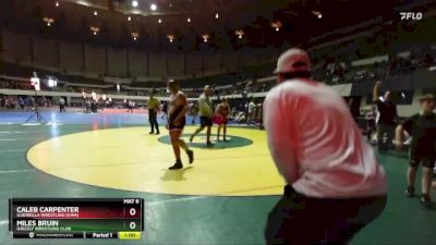 Round 2 - Caleb Carpenter, Guerrilla Wrestling (GWA) vs Miles Bruin, Grizzly Wrestling Club