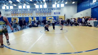 150 lbs Champ. Round 2 - Quinn Molesky, Braden River High School vs Brandon Higgins, Camden County Outsiders