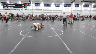 126 lbs Round 3 (4 Team) - Cash Mitchell, Leps WC vs Hoyt Hartshorn, Wrecking Crew WC