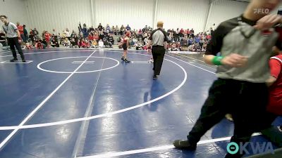 85 lbs Consi Of 8 #2 - Jimmy Thornton, Locust Grove Youth Wrestling vs Connor Richardson, Barnsdall Youth Wrestling