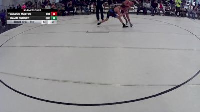 123 lbs Cons. Round 4 - Gavin Endorf, The Best Wrestler vs Jaxzon Matteo, Norfolk Wrestling Club