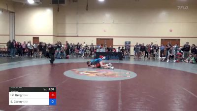 125 lbs Rnd Of 32 - Kaidance Gerg, Team Idaho Wrestling Club vs Emma Corley, Arizona