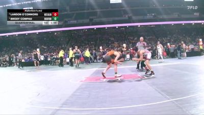 D1-106 lbs Quarterfinal - Brody Compau, Rockford vs Landon O`Connors, Westland John Glenn