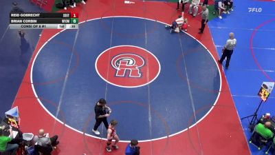 124 lbs Consi Of 8 #1 - Reid Gobrecht, South Western vs Brian Corbin, Wyoming Seminary