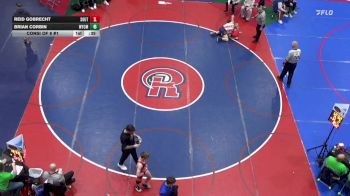 124 lbs Consi Of 8 #1 - Reid Gobrecht, South Western vs Brian Corbin, Wyoming Seminary