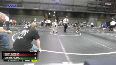 52 lbs Quarterfinal - Landon Young, South Central Punishers vs Rocky Johnson, Team Of Hard Knox