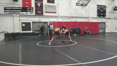 165 lbs Quarterfinal - Charlie Gittelsohn, Sacramento City College vs Josiah Tessandore, Mt. Sac