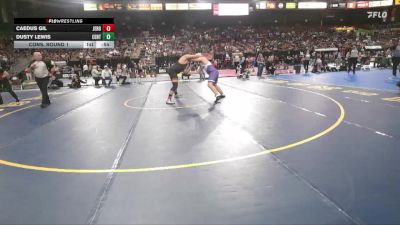 5A 285 lbs Cons. Round 1 - Dusty Lewis, Century vs Caedus Gil, Jerome