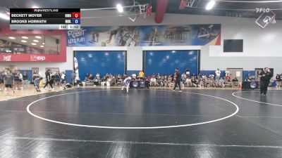 84 lbs Beckett Moyer, Iowa vs Brooks Horwath, Michigan Blue