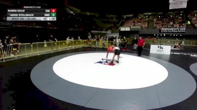 150 lbs Champ. Rd Of 16 - Ruben Soliz, San Fernando High School Wrestling vs Aiden Stellmach, Swamp Monsters Wrestling Club