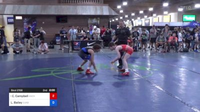 38 kg Rnd Of 32 - Colter Campbell, Anchorage Youth Wrestling Academy vs Logan Bailey, Curby 3 Style Wrestling Club