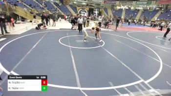 109 lbs Consolation - Nadiya Trujillo, Basement Brawlers vs Kaylin Taylor, North Montana WC