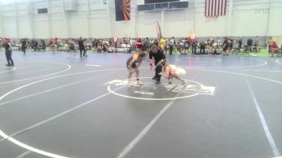 116 kg Consolation - Melanie Cabrera, Unaffilated vs Leann Krause, YV Wrestling