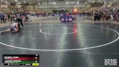 150 lbs Semis & 1st Wb (8 Team) - Andrew Weaver, Dobyns Bennett vs Sourou Jones, Bartlett