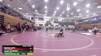132 lbs Champ. Round 1 - Trevor Hamm, Corona Del Sol vs Vinnie Gutierrez, Calvary Chapel